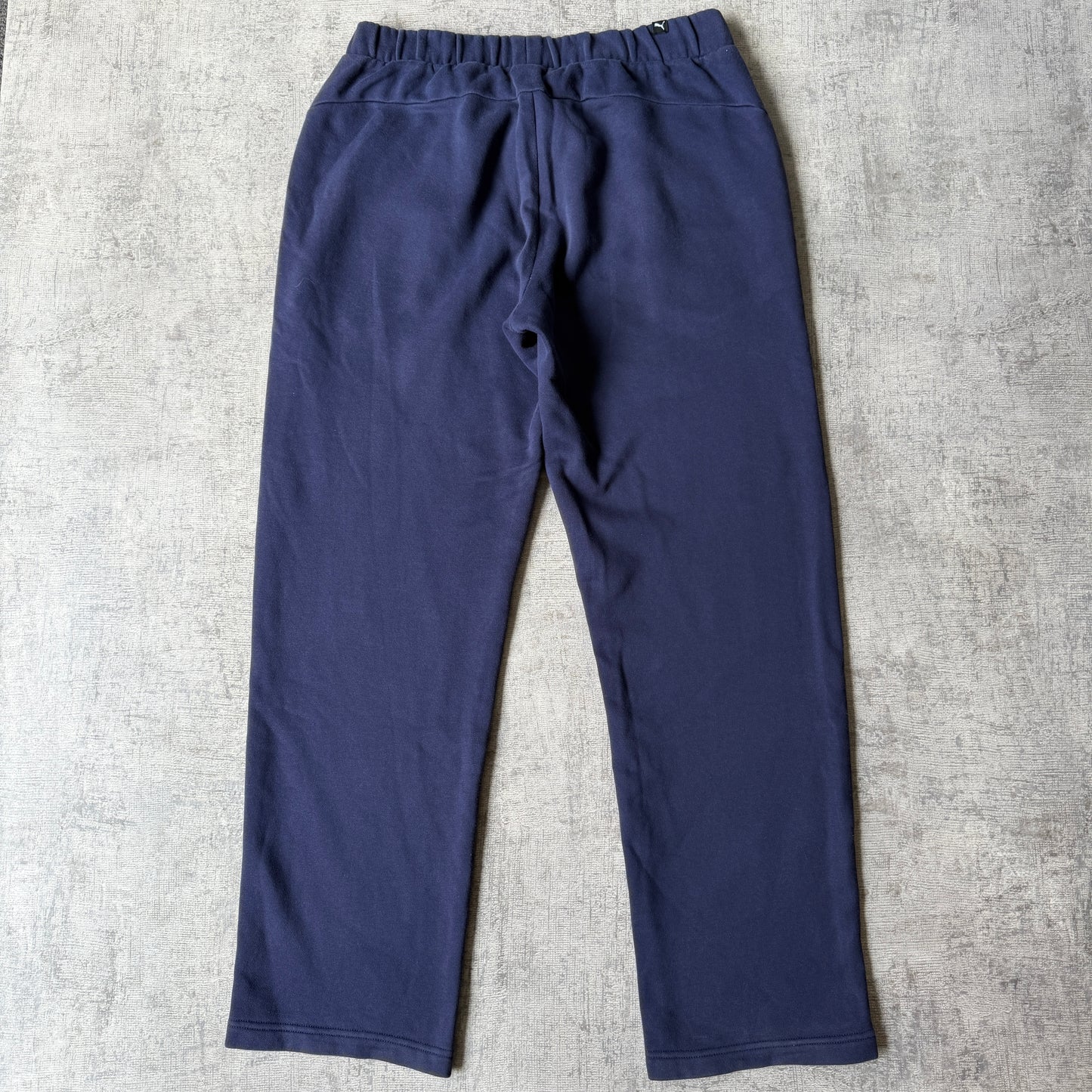 Puma Mens Y2K Navy Blue Track Pants Size L Baggy              -E8