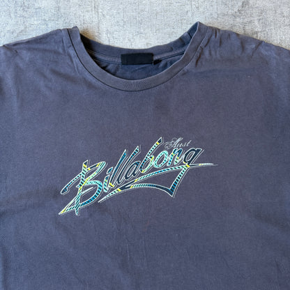 Billabong Y2K Graphic Tee Size 3XL Mens Black Natural fading       -H43