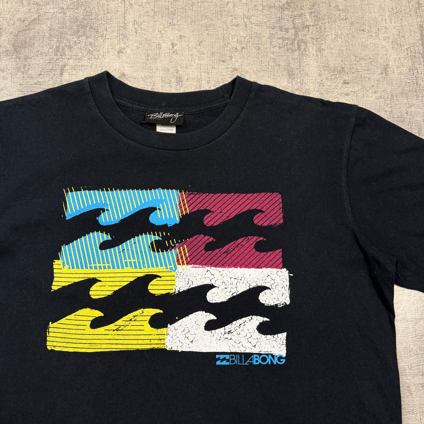 Billabong Y2K Black Graphic Tee Size L Mens          -I53