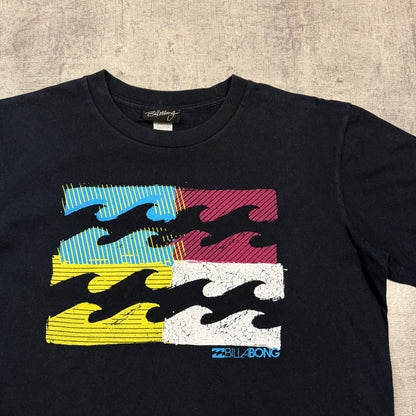 Billabong Y2K Black Graphic Tee Size L Mens          -I53