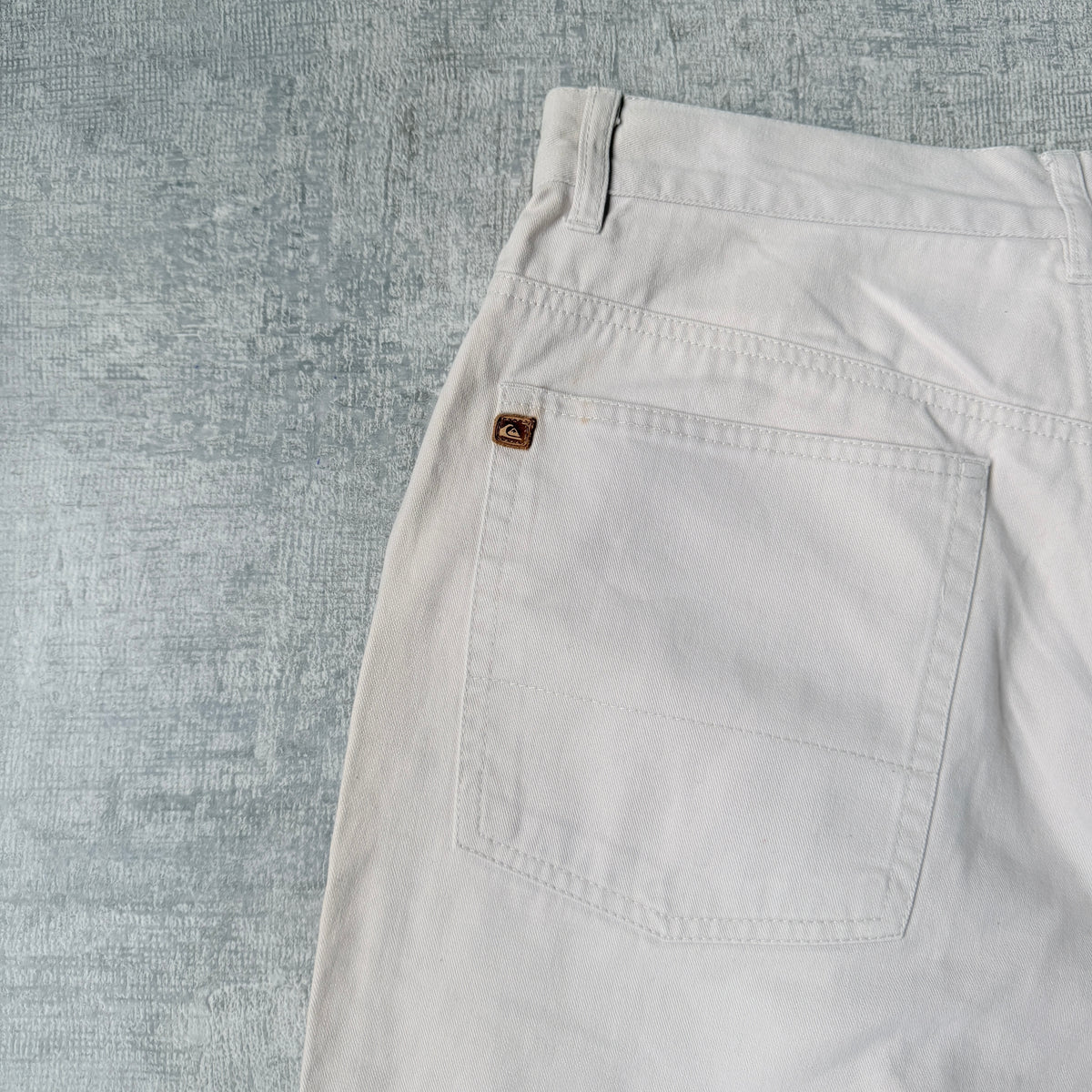 Quiksilver Y2K Sample Baggy Cargo Shorts Size 32 Beige        -G10