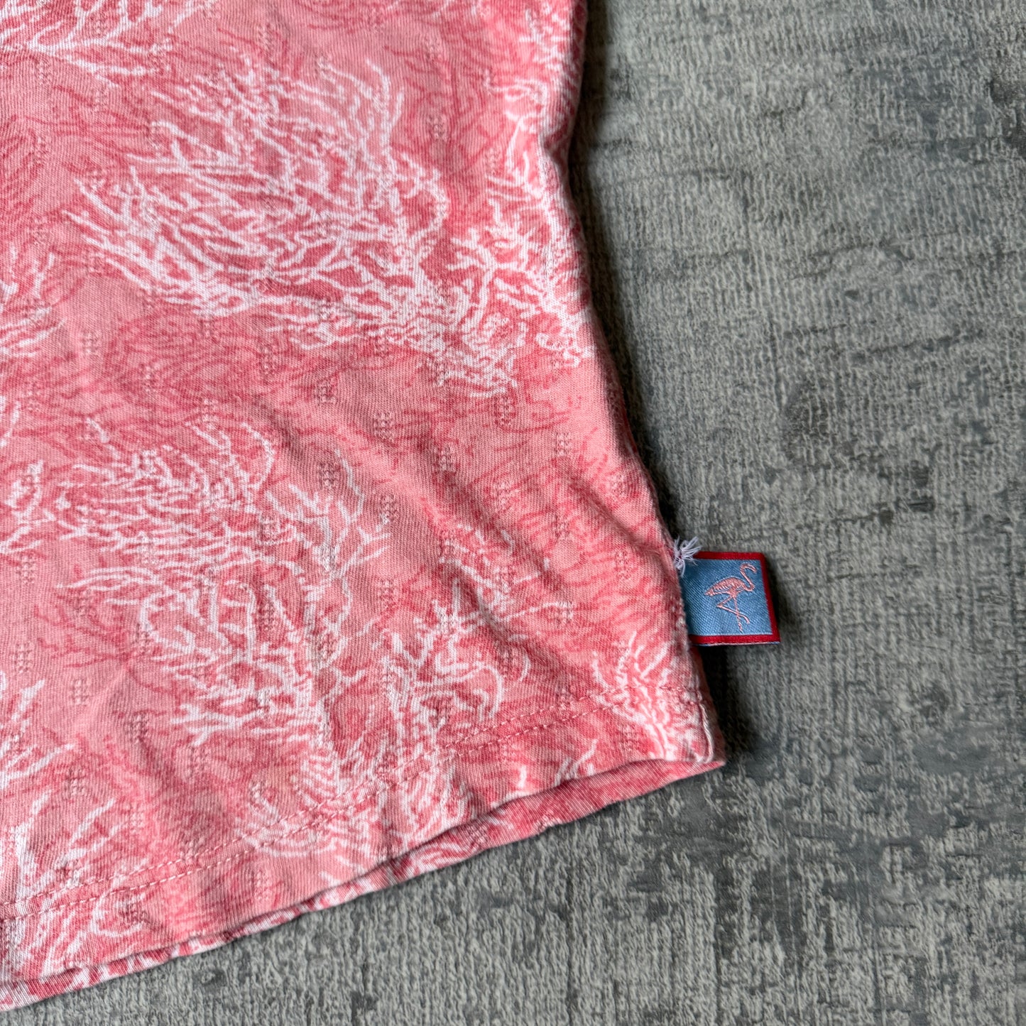 Columbia Womens Pink Coral Pattern Tank Top Size M Y2K Singlet            -F61