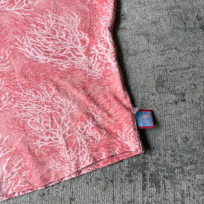 Columbia Womens Pink Coral Pattern Tank Top Size M Y2K Singlet            -F61