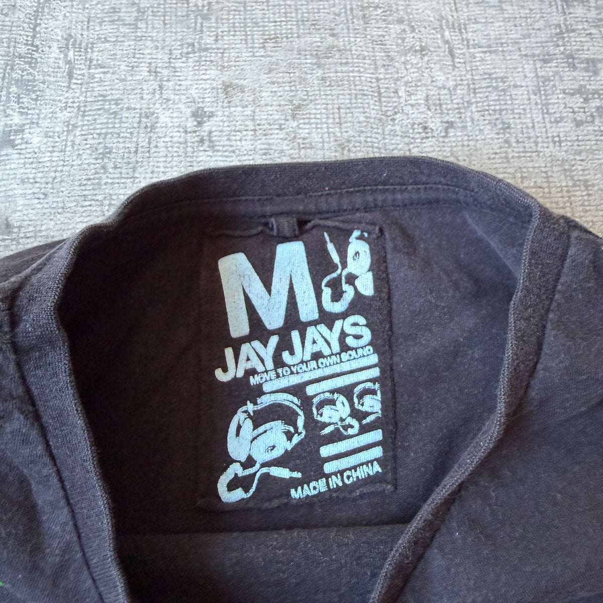 Jay Jays Y2K Game T-Shirt Size M Mens Black Graphic Tee       -H44