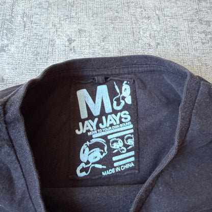 Jay Jays Y2K Game T-Shirt Size M Mens Black Graphic Tee       -H44