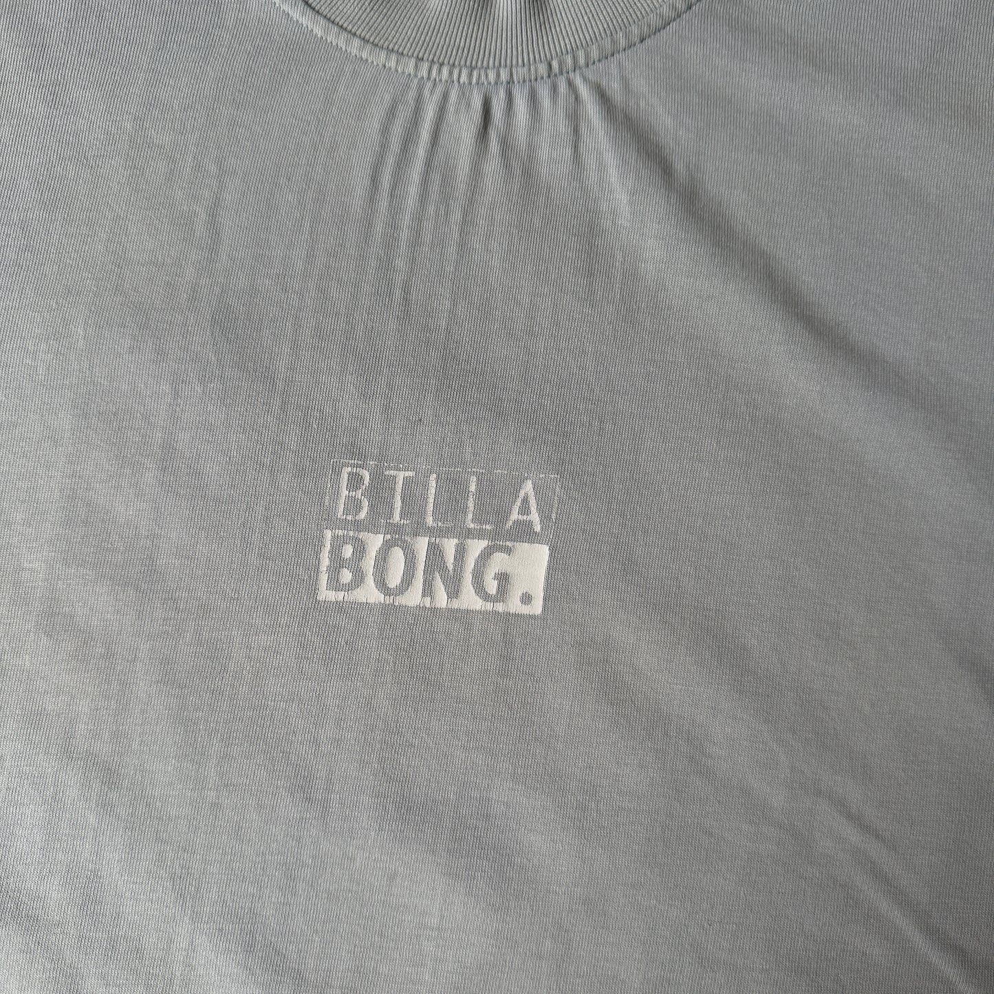 Billabong Vintage 90's Blue Graphic T-Shirt Size S Mens Oversized            -B9