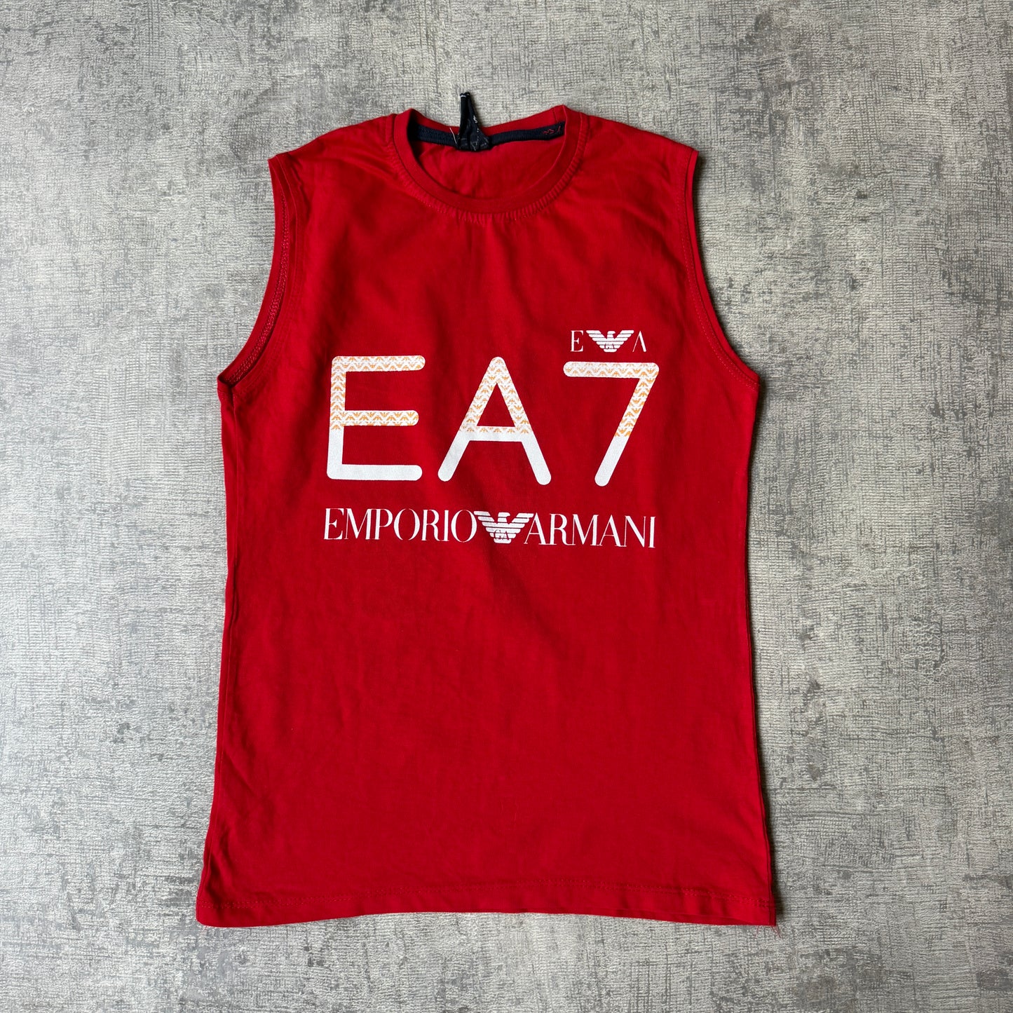 Emporio Armani Red Y2K Singlet Size 12y Fits XS-S Womens         -G55