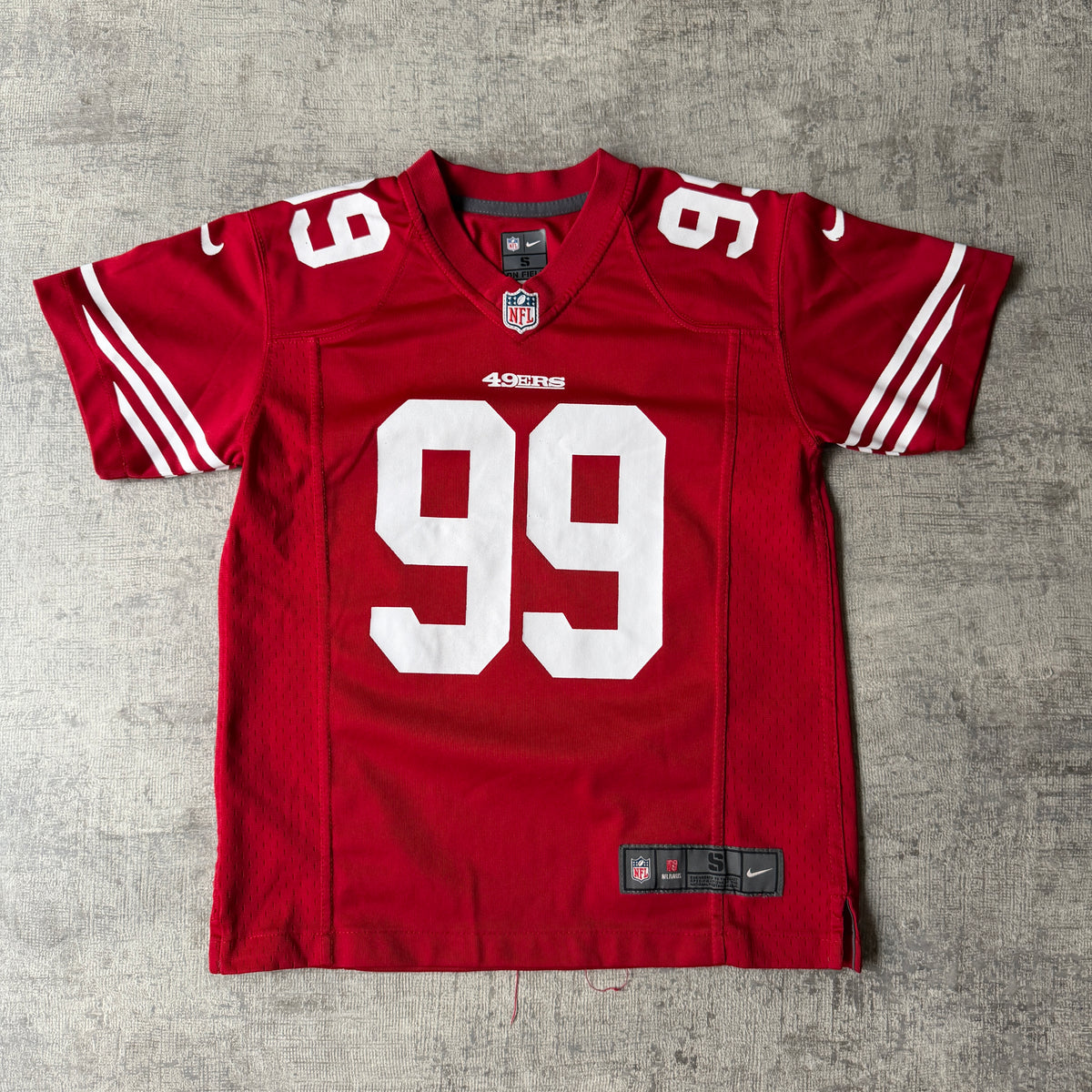 Nike San Francisco 49's NFL Jersey Size S Womens #99 Smith                -F18