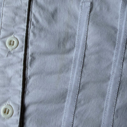 Tokito Womens Y2K Whited Fitted Button Up Shirt Size 12 Womens             -A61