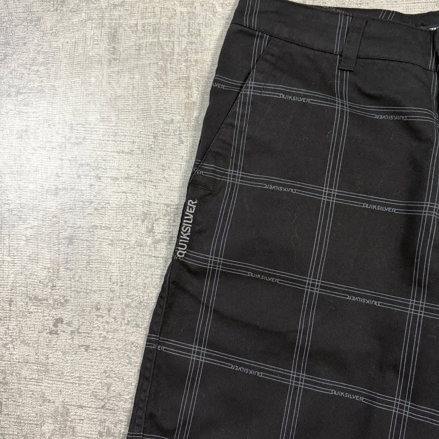Quiksilver Y2K Checkered Cargo Pants Size 12Y Fits XS Womens         -I18