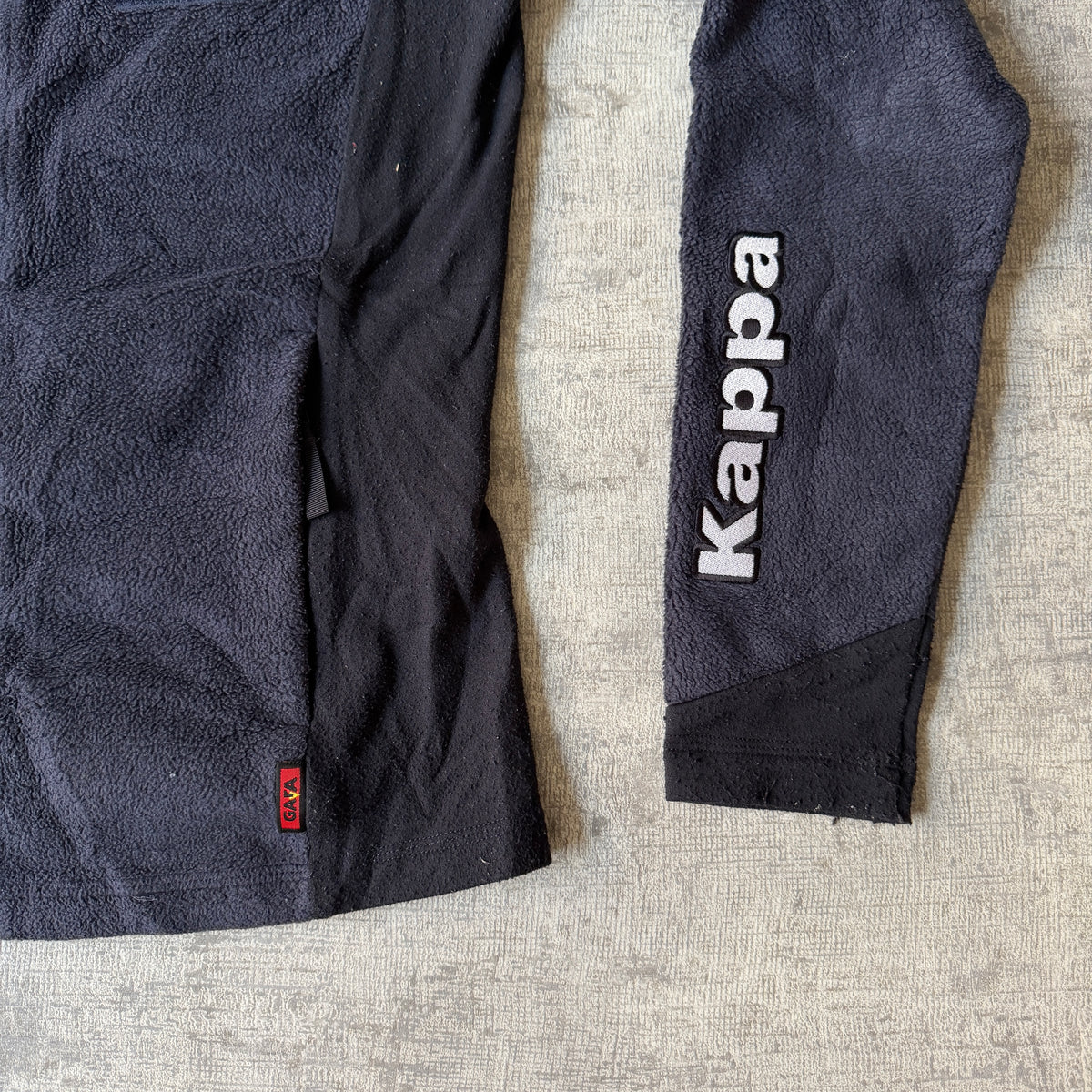 Kappa Audi Y2K Womens Fleece Racing Jacket Size L Black                    -C62