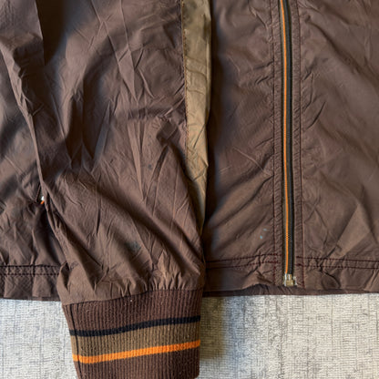 Ripcurl Brown Y2K Track Jacket Size XL Mens Zip Windbreaker Jacket                -D27