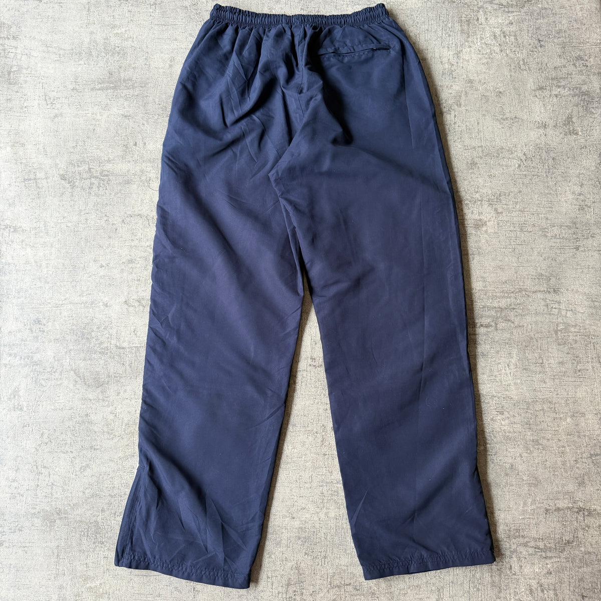 Fila Navy Y2K Baggy Track Pants Size M Elastic Waist                   -F11