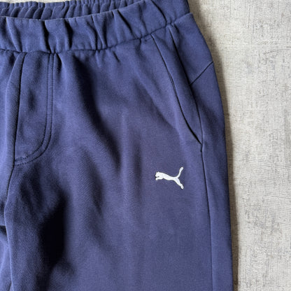 Puma Mens Y2K Navy Blue Track Pants Size L Baggy              -E8