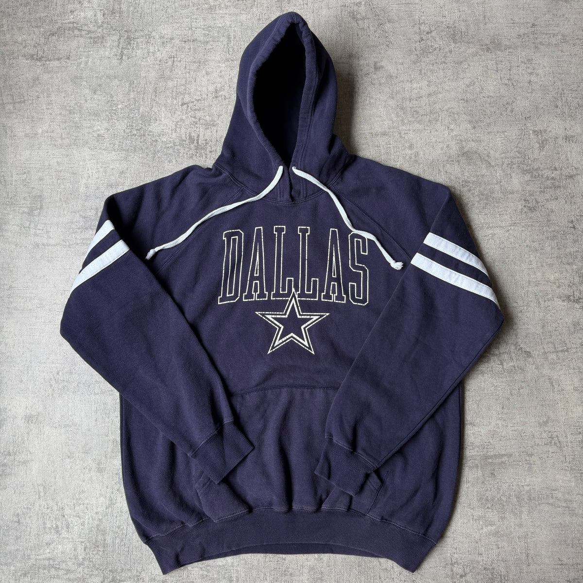 Dallas Cowboys NFL Navy Hoodie Size 2XL Mens Graphic Jumper         -G27
