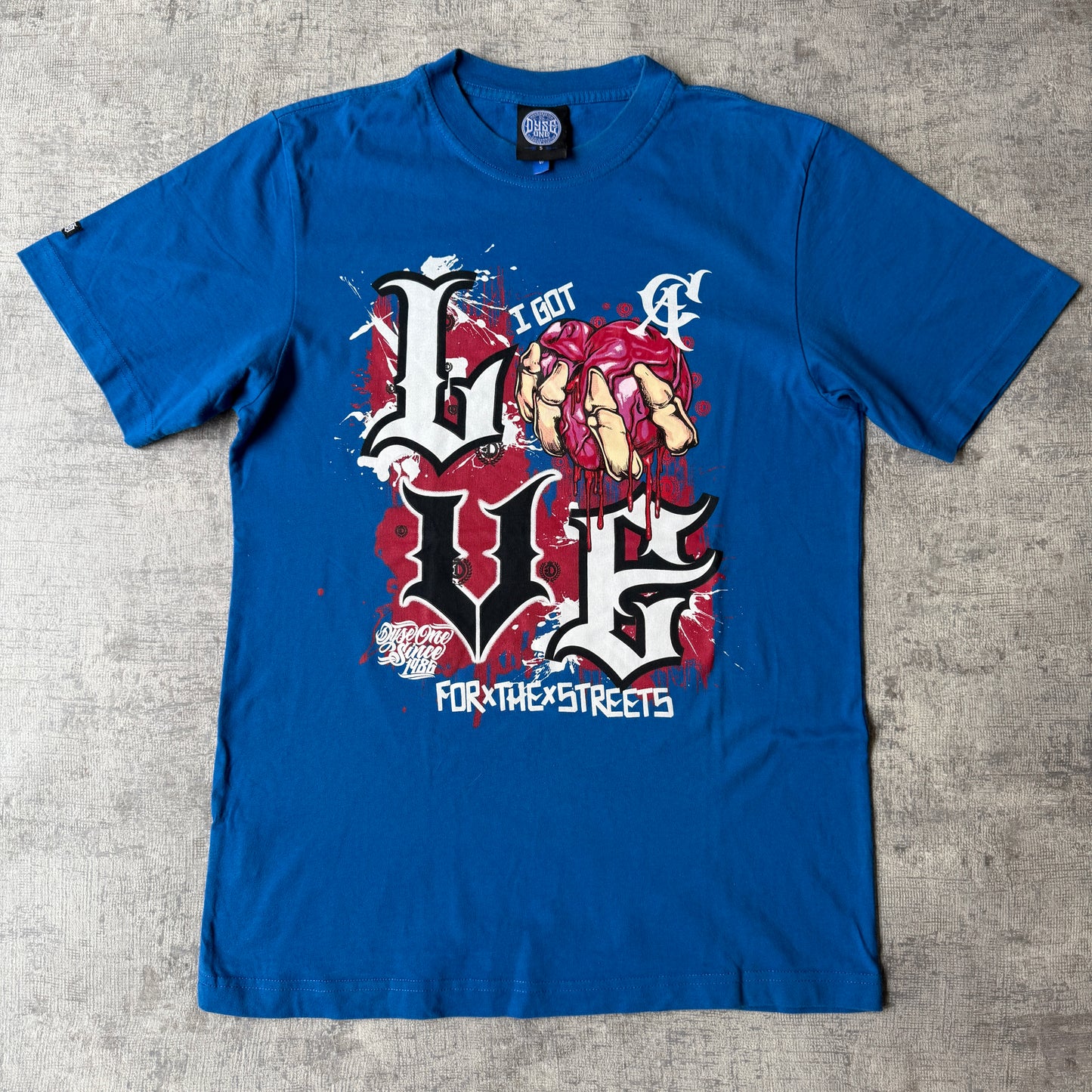 DYSE ONE Love For The Streets Y2K Graphic T-Shirt Size S Mens                          -E49