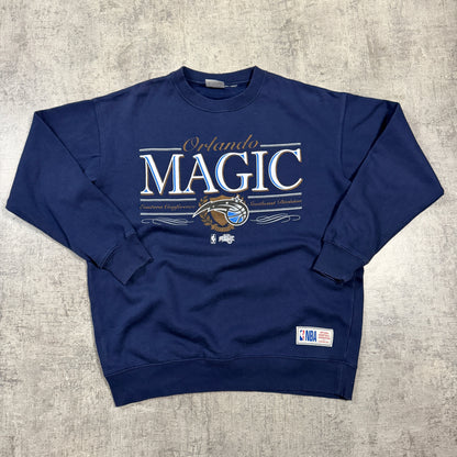 Orlando Magic Navy Blue NBA Sweater Fits Size L Mens     -I28