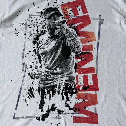 Eminem 2011 Australia Tour T Shirt Size L Mens White Tee        -G42