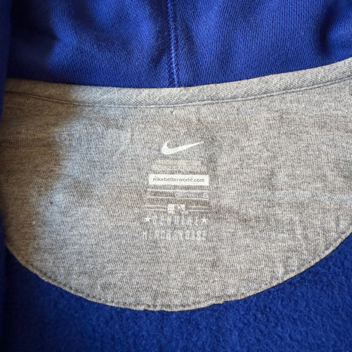 Nike Chicago Cubs MLB Womens Zip Hoodie Size L             -B69