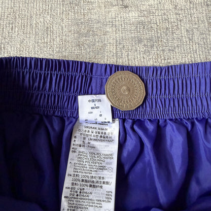 Reebok Baggy Y2K Track Pants Size S Blue/ Yellow Adjustable Ankles                -F12